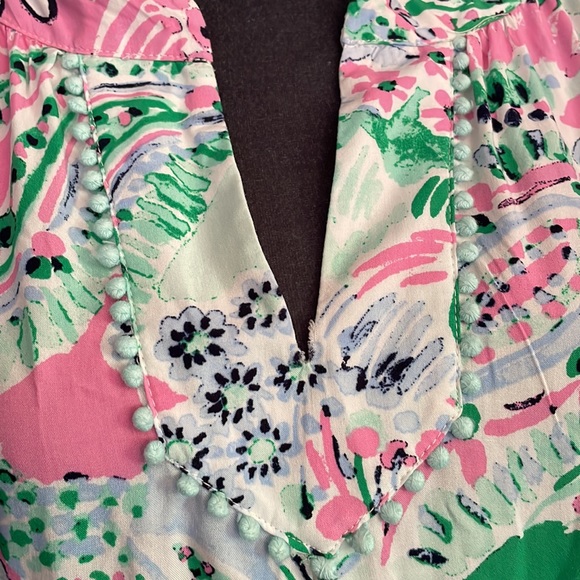 Crown & Ivy perfectly boho coastal leisure flowy comfy artsy watercolor paisley - Picture 4 of 8